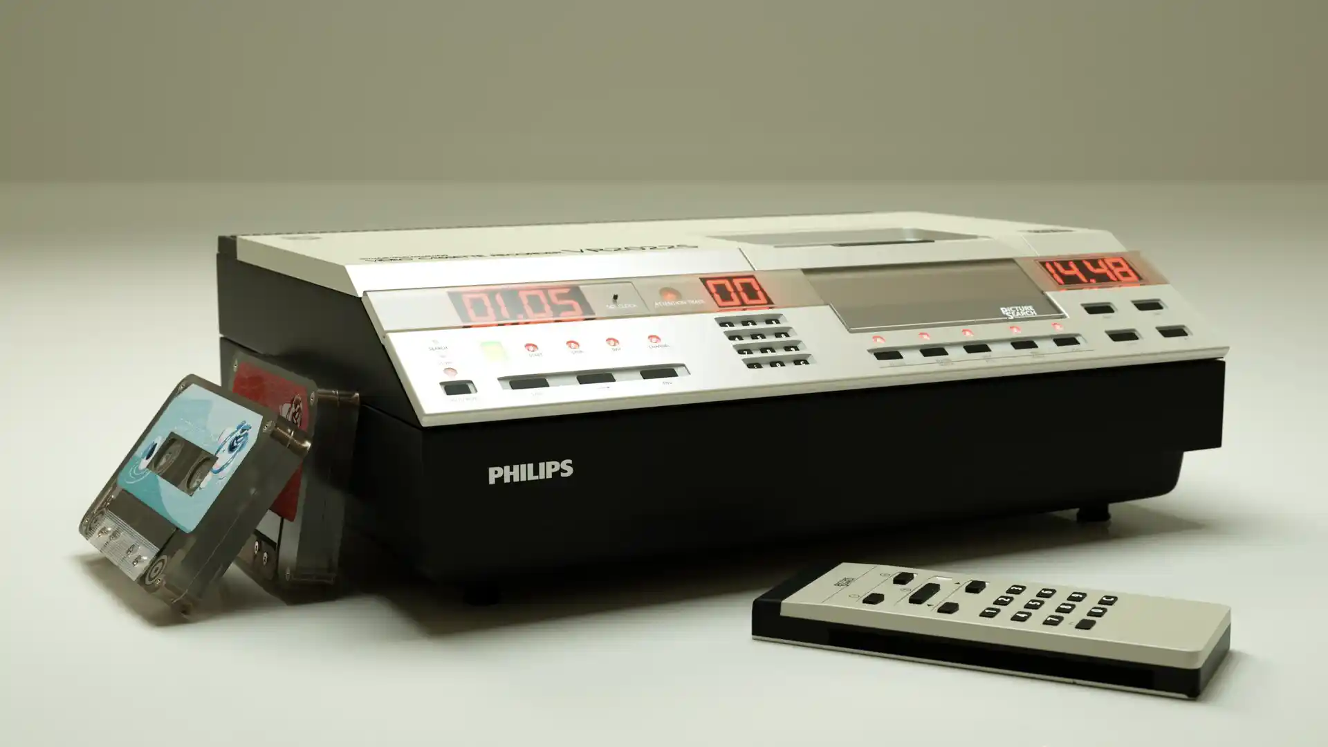 Modèle 3D d'un lecteur cassette Philips4 sebdygraph graphiste illustrateur normand