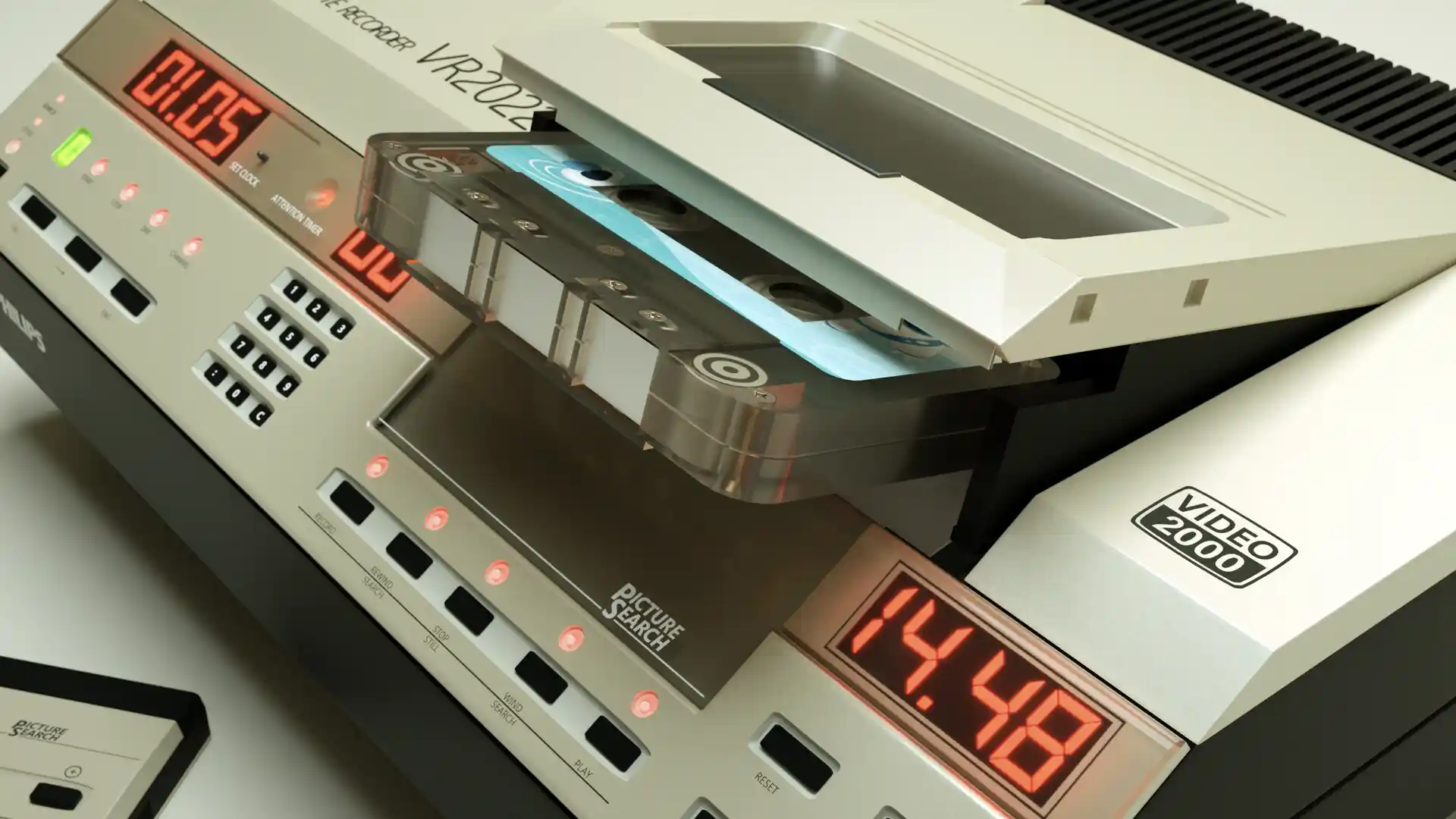 Modèle 3D d'un lecteur cassette Philips4 sebdygraph graphiste illustrateur normand